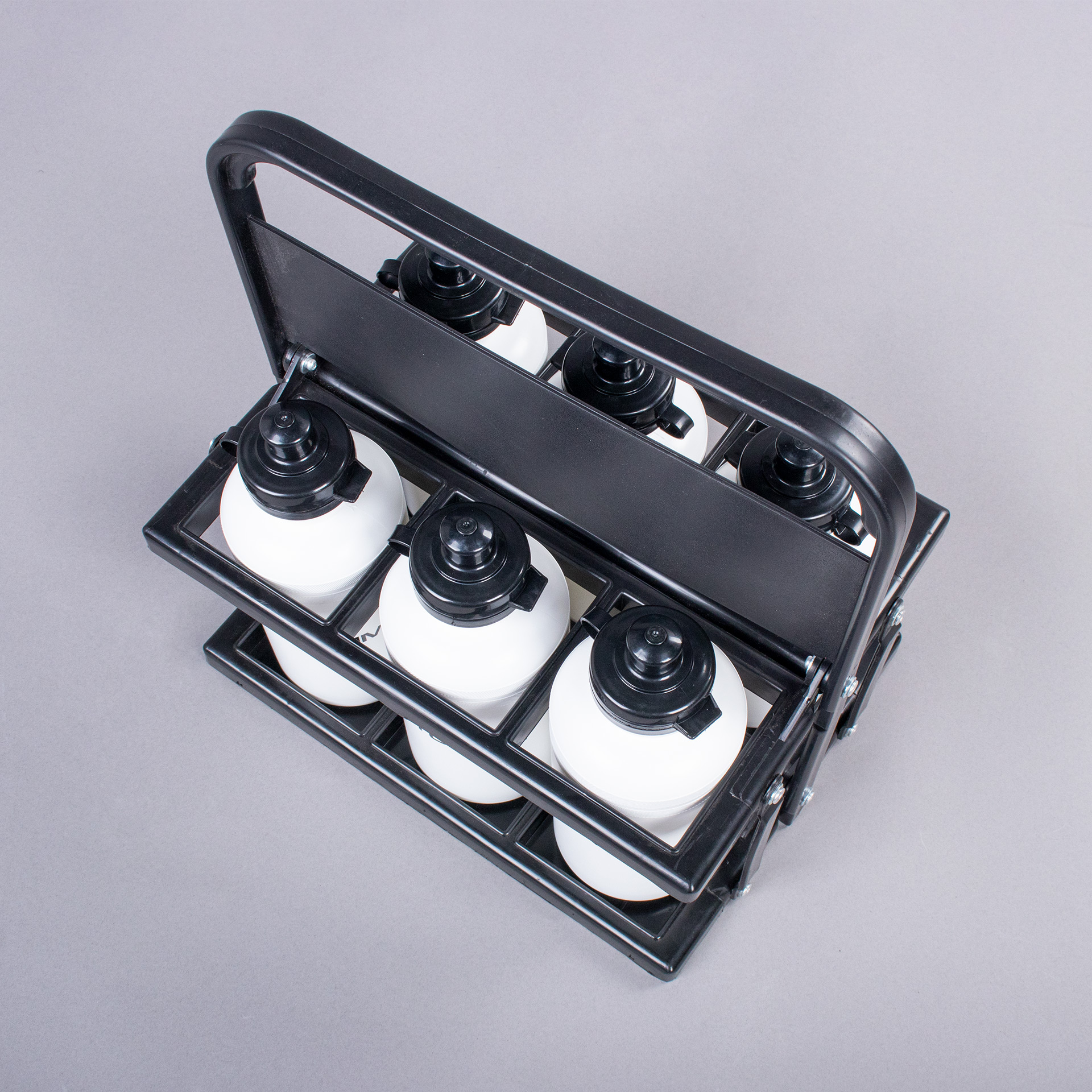 CESTA 6 BOTELLAS DE AGUA XSPORTS PLEGABLE PVC (sin botellas)