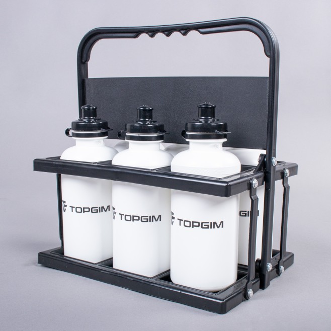 CESTA 6 BOTELLAS DE AGUA XSPORTS PLEGABLE PVC (sin botellas)
