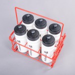 CESTA 6 BOTELLAS DE AGUA XSPORTS METALIZADA (sin botellas)