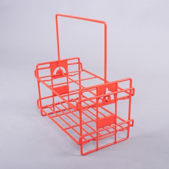 METAL BASKET FOR 6 BOTTLES OF WATER
