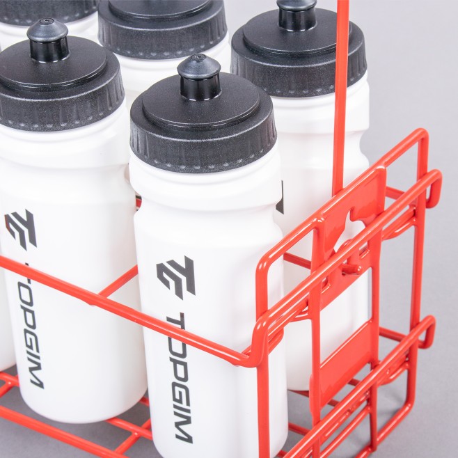 CESTA 6 BOTELLAS DE AGUA XSPORTS METALIZADA (sin botellas)
