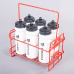 METAL BASKET FOR 6 BOTTLES OF WATER