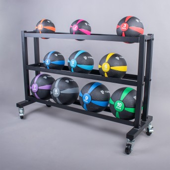 MEDICINE BALLS TRIPLE HORIZONTAL RACK