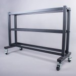 SOPORTE HORIZONTAL TRIPLE PARA BALONES MEDICAMENTALES