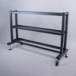 SOPORTE HORIZONTAL TRIPLE PARA BALONES MEDICAMENTALES