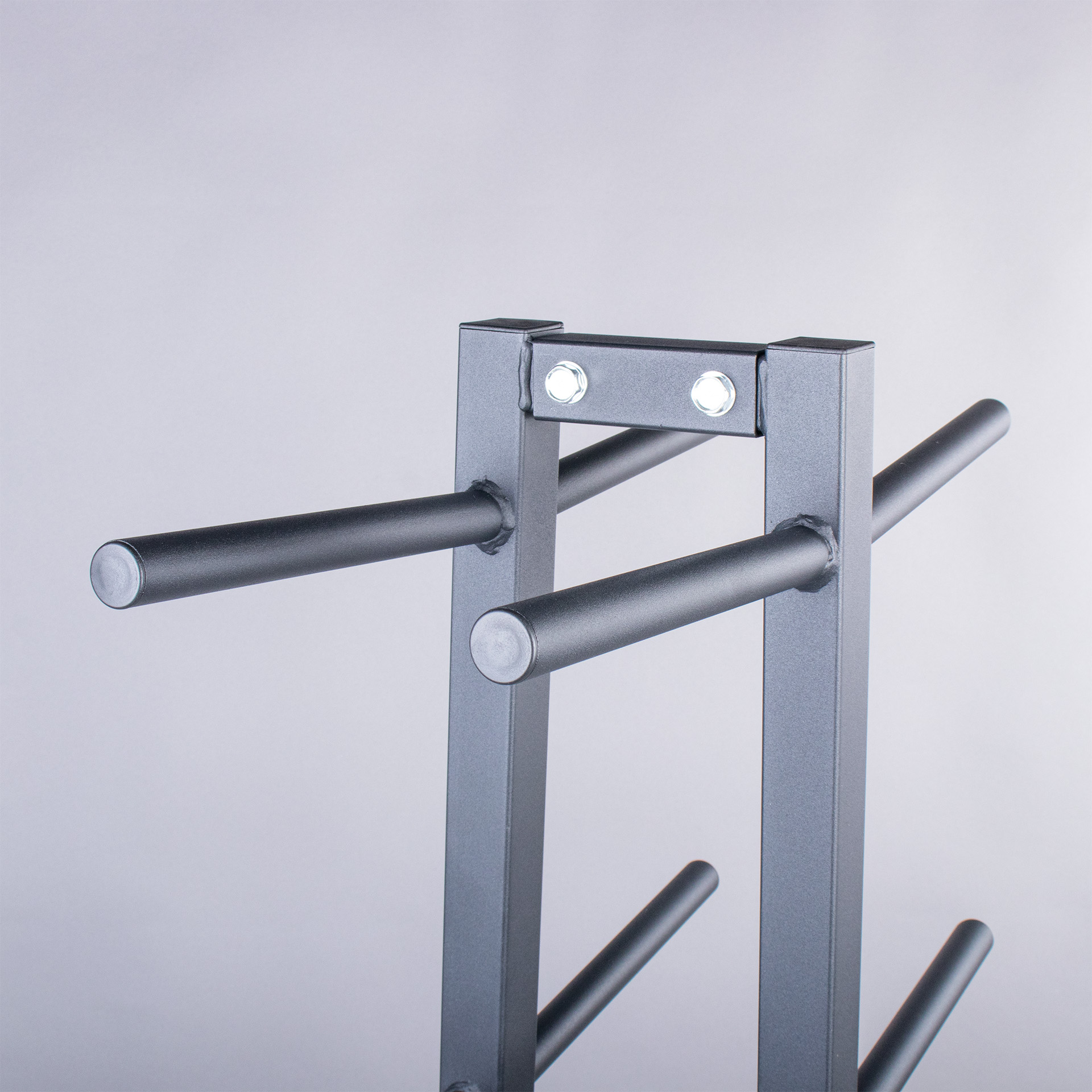 BLACK DOUBLE MEDICINAL BALL HOLDER