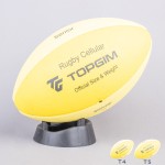 RUGBY BALL TOPGIM CELLULAR RUBBER