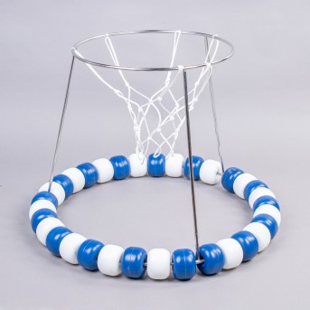 STAINLESS FLOATING BASKETBALL HOOP