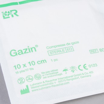 PACK OF 10 COMPRESSES 10x10cm PACK OF 10 COMPRESSES 10x10cm