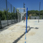 ROUND ALUMINUM BEACH HANDBALL GOAL