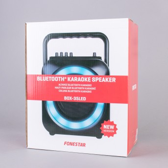 SISTEMA DE SONIDO PORT�TIL FONESTAR BOX 35LED BATER�A Y MICR