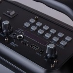 SISTEMA DE SONIDO PORTÁTIL FONESTAR BOX 35LED BATERÍA Y MICR