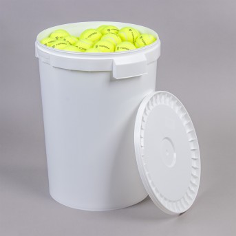 CUBO DE PELOTAS DE TENIS DE CAMPO TOPGIM (96 UNIDADES)