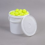 CUBO DE PELOTAS DE TENIS DE CAMPO TOPGIM (72 UNIDADES)