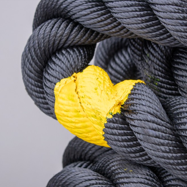 BLACK SLED PULL ROPE