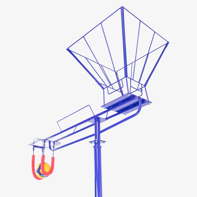 MACHINE FOR PRACTISING SHOTS AND STRIKES