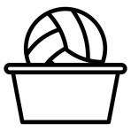 Basket with capacity for 15+ balls