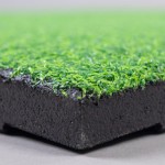 TURF RUBBER TILE FLOORING
