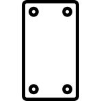 Placa de montagem pr�-perfurada